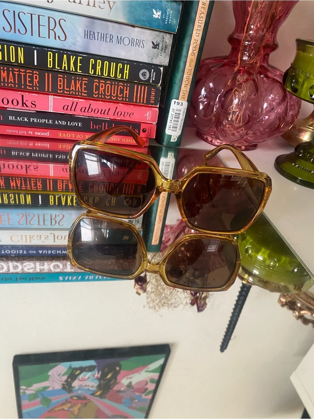 Square Yellow Sunglasses